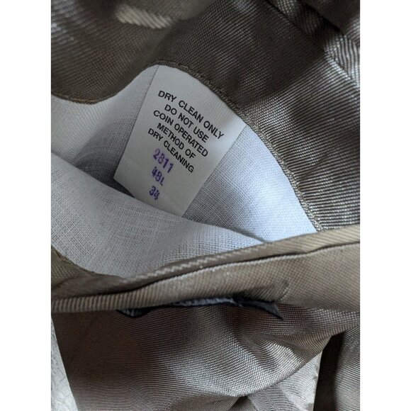 Stewart County Blazer Mens 48L Brown Wool Academia Elbow Patch Acorn Button - Picture 5 of 16